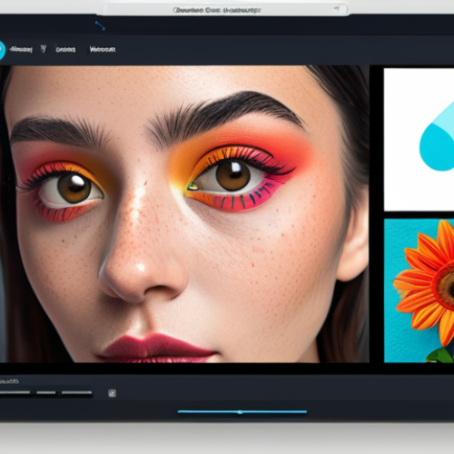 Home 11 ** "A digital artist creating vibrant visuals on Canva, showcasing accessibility and ease of use. Bright colors, modern design, user-friendly interface."
**
