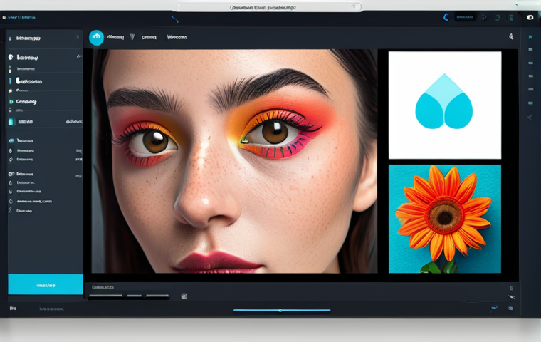 ** "A digital artist creating vibrant visuals on Canva, showcasing accessibility and ease of use. Bright colors, modern design, user-friendly interface."
**