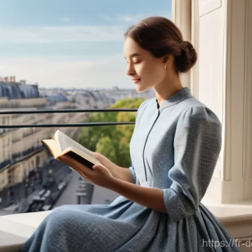 포스트 디지털 시대의 소통 방식 변화 - **Prompt for Authenticity & Digital Well-being:**
"A serene young woman in her mid-20s, with a w...