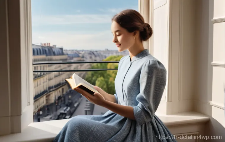 포스트 디지털 시대의 소통 방식 변화 - **Prompt for Authenticity & Digital Well-being:**
"A serene young woman in her mid-20s, with a w...