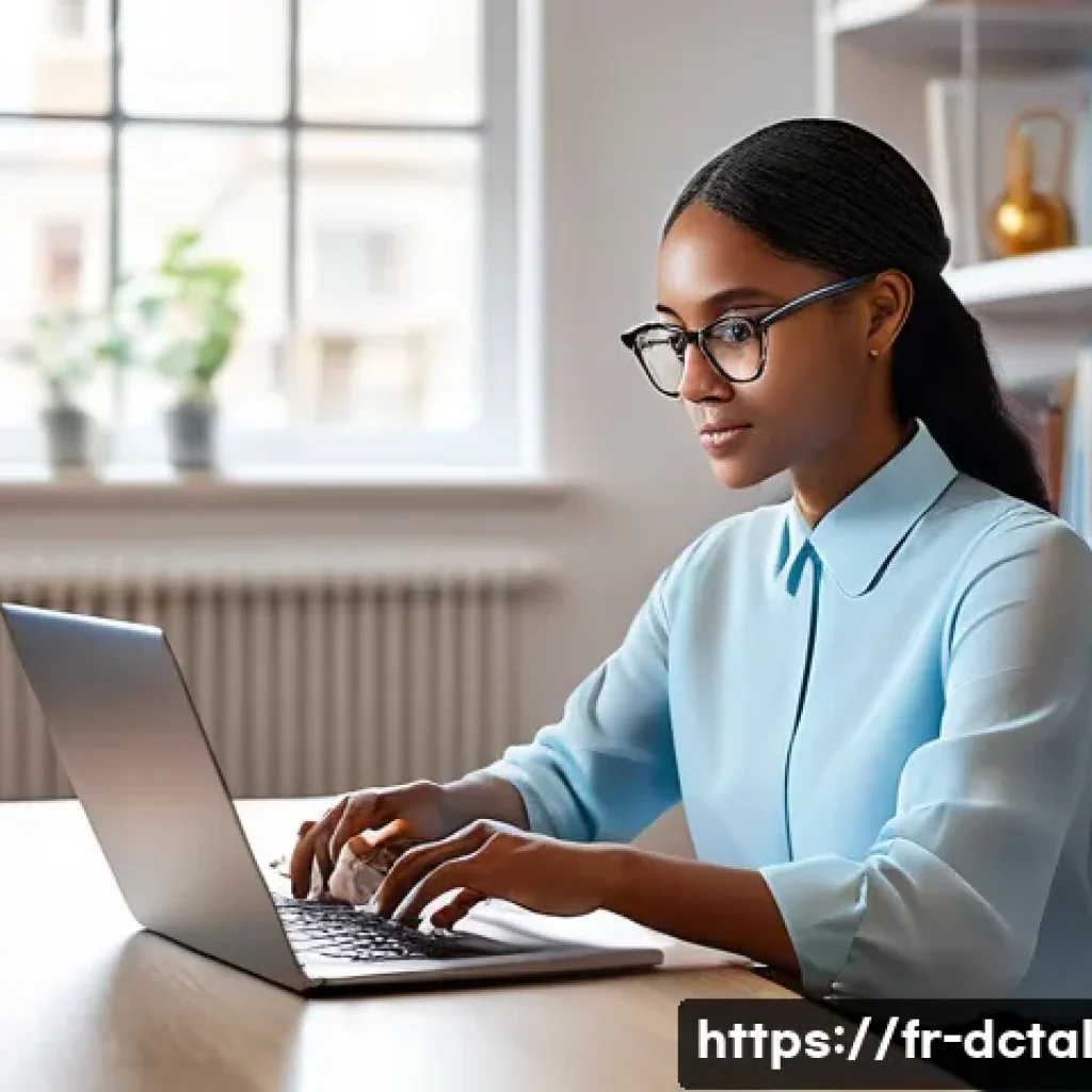 포스트 디지털 시대의 학습 방법 변화 - **Prompt 1: AI-Powered Online Learning in a Modern Setting**
    "A diverse young adult, wearing sty...